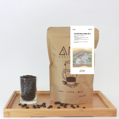 Cà phê pha phin số 2 Anni Coffee - Đắng vừa, không chua, hậu vị ngọt trái cây